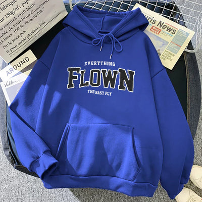 Gulya | Stilvoll bedruckter Pullover mit Kapuze für Frauen