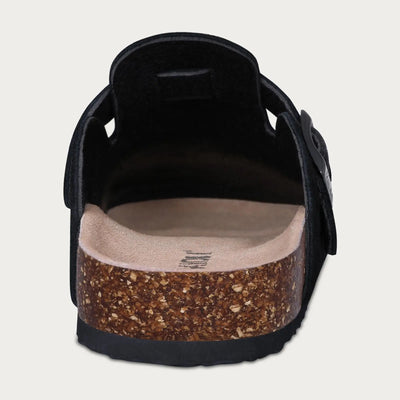 Clark Suede Komfort Clog - Karamellfarbenes Wildleder mit Ergonomischem Kork-Fußbett