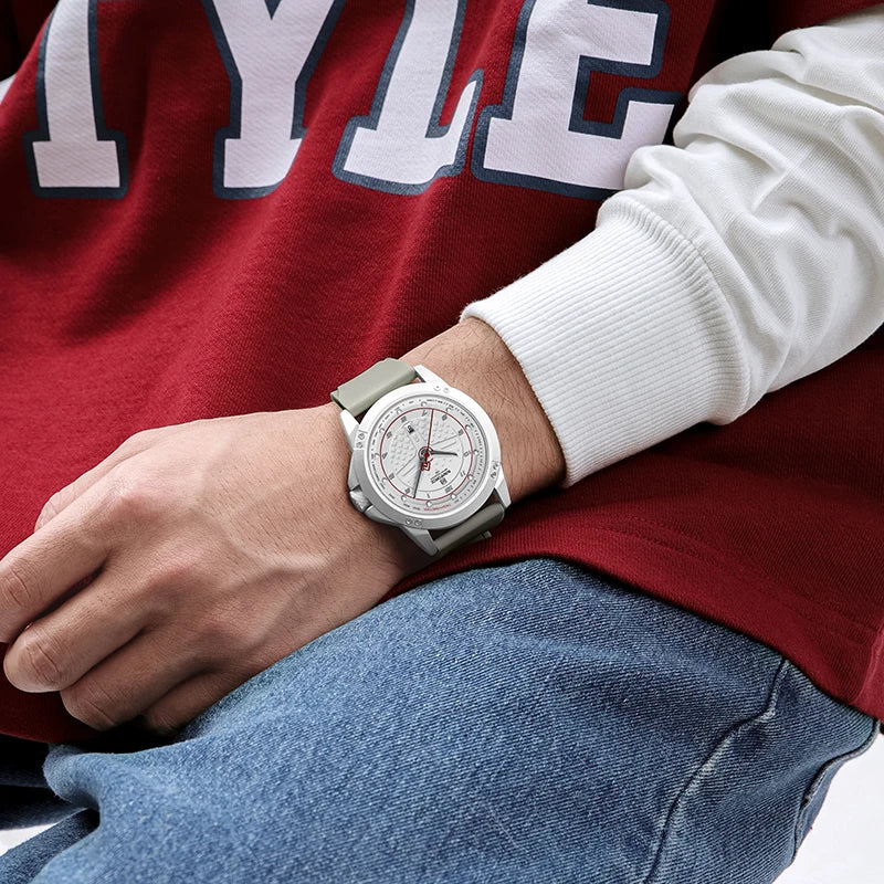 NAVIFORCE NF8031 Herren Sportuhr Silikonband, Wasserdicht, Stoßfest, Quarz mit Datum