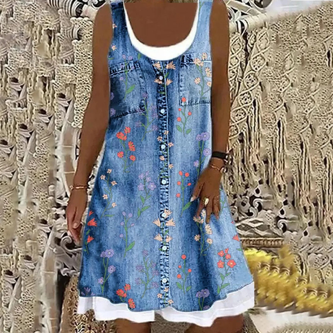 Natasza – Weiches Und Elegantes Jeanskleid