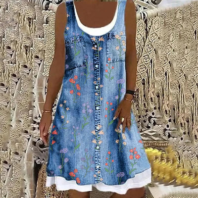 Natasza – Weiches Und Elegantes Jeanskleid