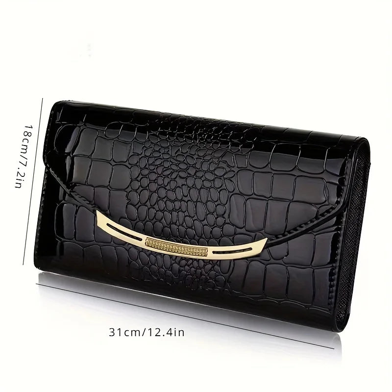 CORS |  Premium Clutch Kroko-Druck