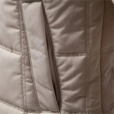 Geknöpfte Steppjacke für Herren