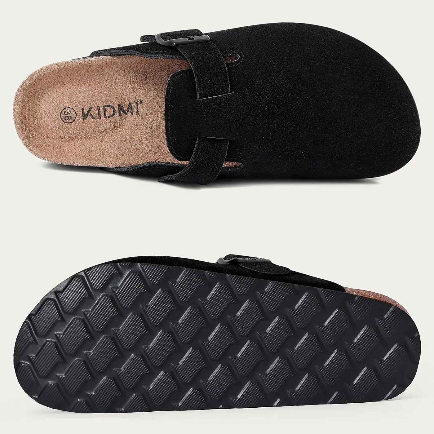 Clark Suede Komfort Clog - Karamellfarbenes Wildleder mit Ergonomischem Kork-Fußbett