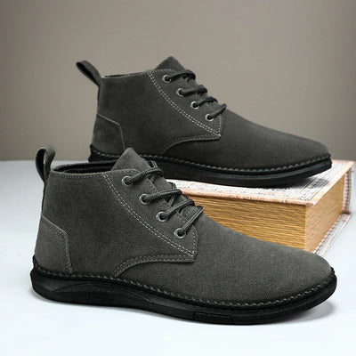 Morrow™ Olivgrüne Wildleder Chukka Boots mit Gepolsterter Innensohle und Gummisohle
