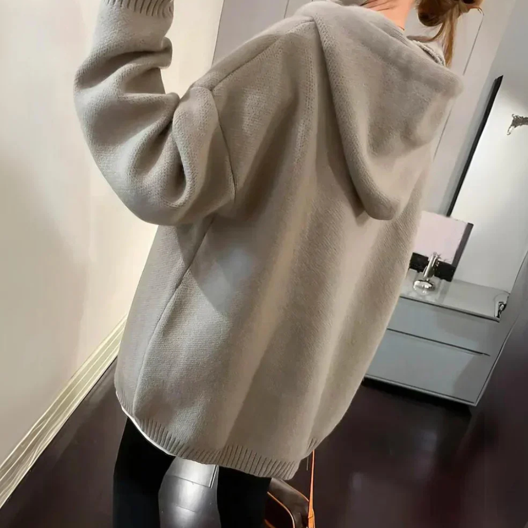 Olga | ozy Smiley Design Damen Kapuzenpulli