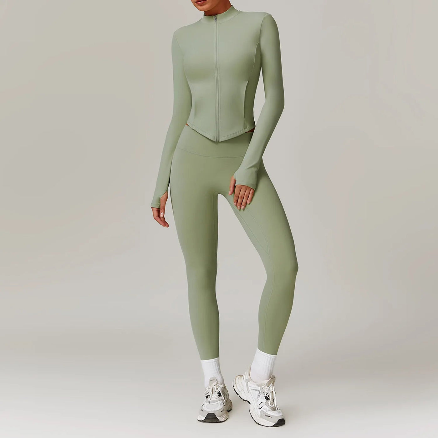 Stylischer und Funktionaler Trainingsanzug für Damen – Perfekt für Yoga, Laufen und mehr