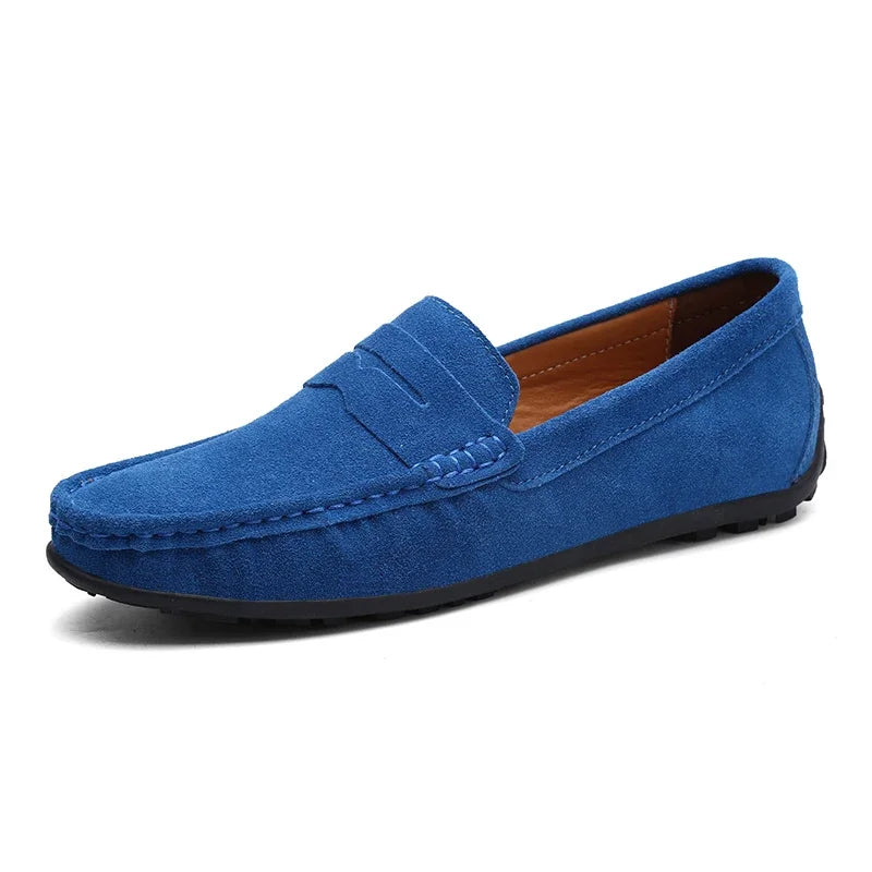 Hudson™ Penny Loafer Mokassin aus Weichem PU-Leder mit Klassischem Penny-Riemen - Slip-On Design