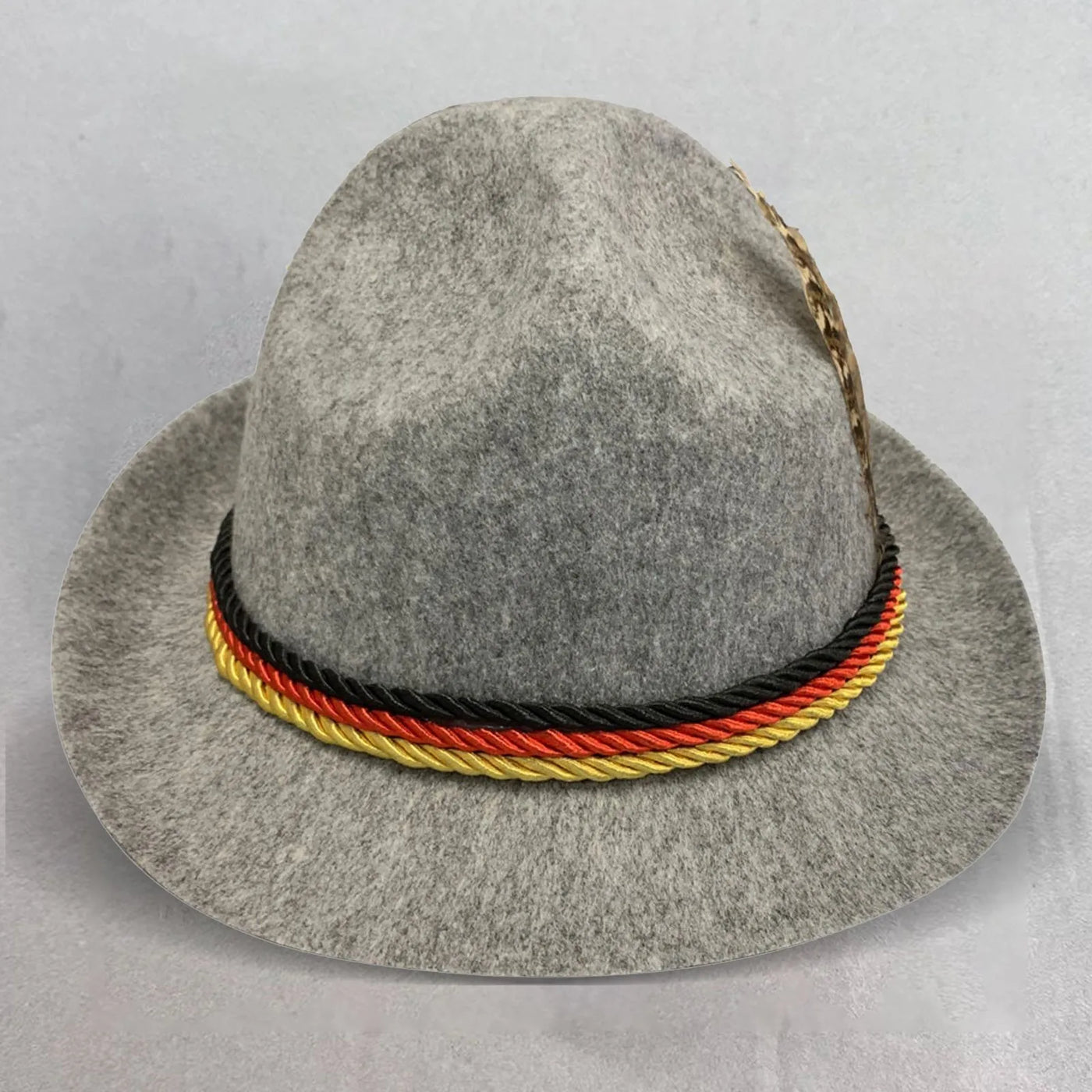 Oktoberfest Hut – Traditioneller Trachtenhut mit Kordel und Feder