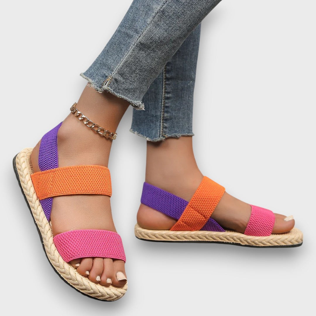 Yva – Farbspiel-Sandalen für den Alltag