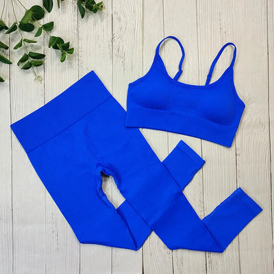 Fitness Set Für Frauen: Atmungsaktives Top, Sport-BH & Leggings für Yoga & Gym