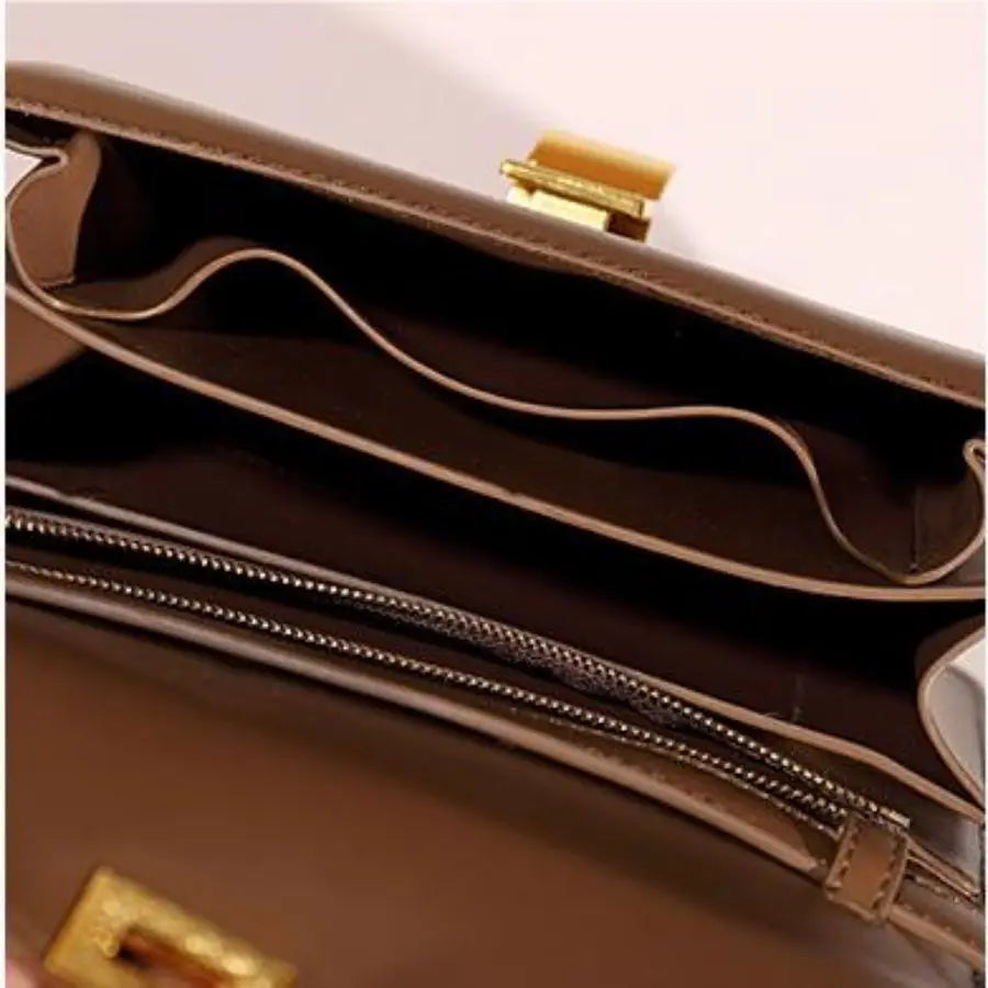 Modische Quadratische Crossbody Tasche Mit Schlossverschluss Für Damen – Vielseitig Und Geräumig