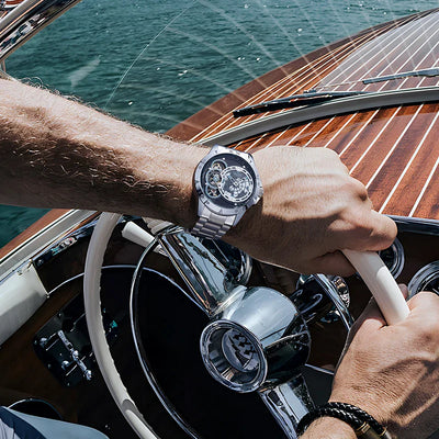 Mark Fairwhale Herrenuhr Automatik Mechanical Tourbillon Wasserdicht 2025 | Modische Business Armbanduhr
