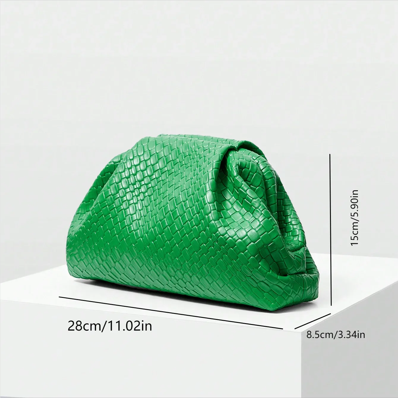 Elegante Hochwertige Gewebte Clutch, Leicht Und Geräumig, Ideal Für Hochzeiten Und Feierlichkeiten