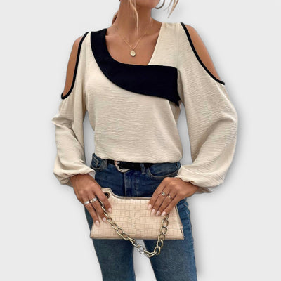 Elegante Damenbluse Mit Rechteckigem Ausschnitt – Hochwertige Verarbeitung & Vielseitiges Design