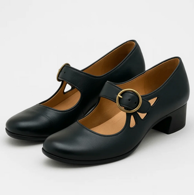 Jane | Ledersandalen mit Verschluss