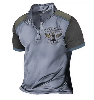 Tobias | Stilvolles Polo-Shirt mit halbem Reißverschluss