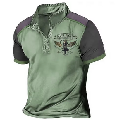 Tobias | Stilvolles Polo-Shirt mit halbem Reißverschluss