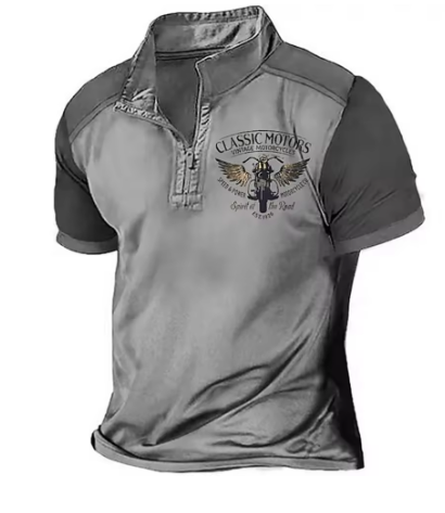 Tobias | Stilvolles Polo-Shirt mit halbem Reißverschluss