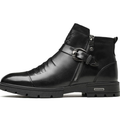 Schwarze Herren Stiefel für Elegante Anlässe