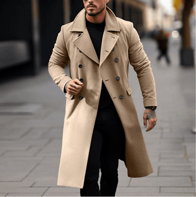 Alan - Stilvolle lange Herrenjacke