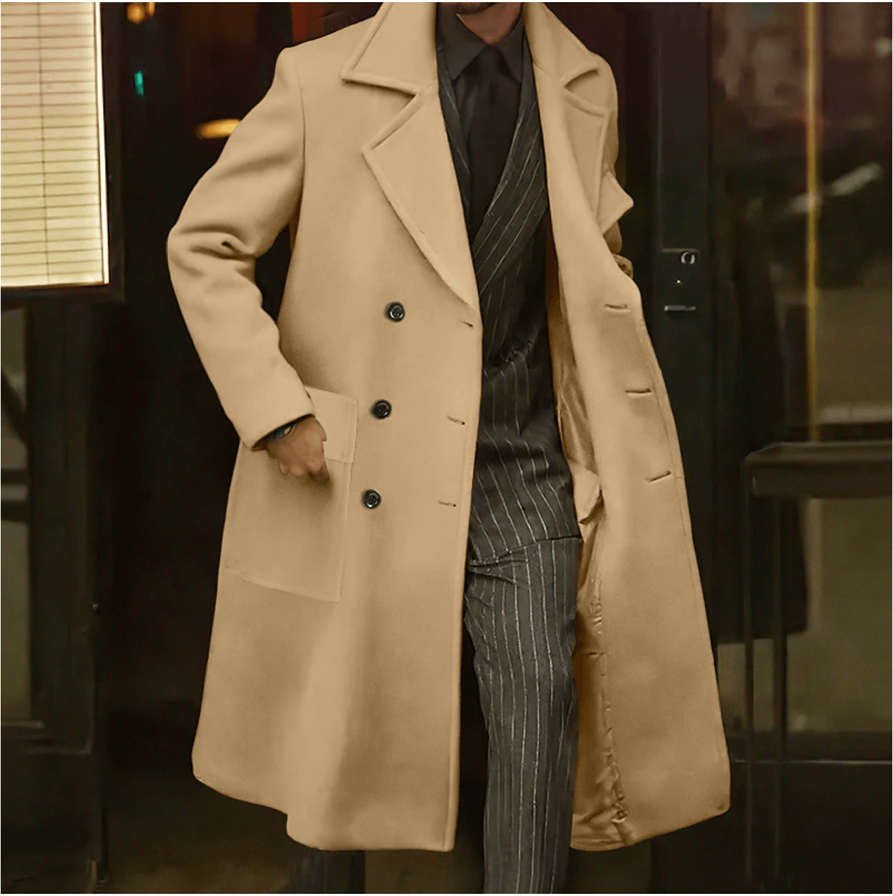 Arthur - Langer Wintermantel für Männer