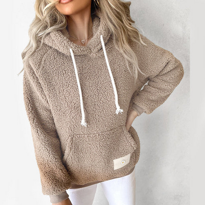 Stefania | Cozy Relaxed Fit Damen-Teddy-Pullover