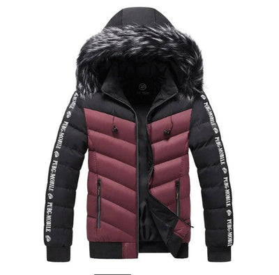 Quentin | Stilvolle zweifarbige Winterjacke für Herren