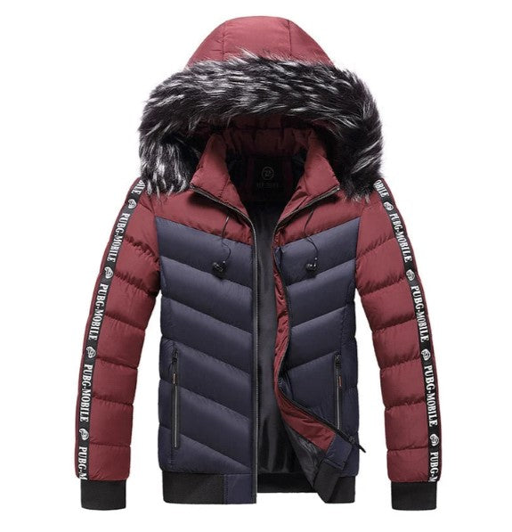 Quentin | Stilvolle zweifarbige Winterjacke für Herren