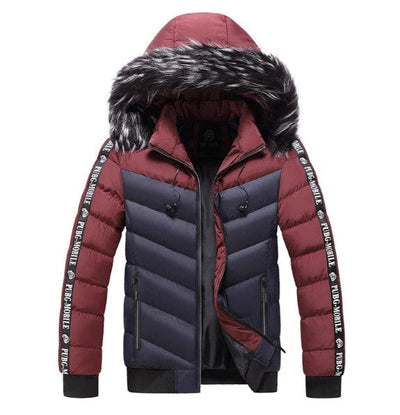 Quentin | Stilvolle zweifarbige Winterjacke für Herren