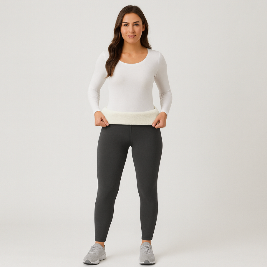 Selora | Kuschelige Thermo-Leggings mit Sherpa-Futter für Damen