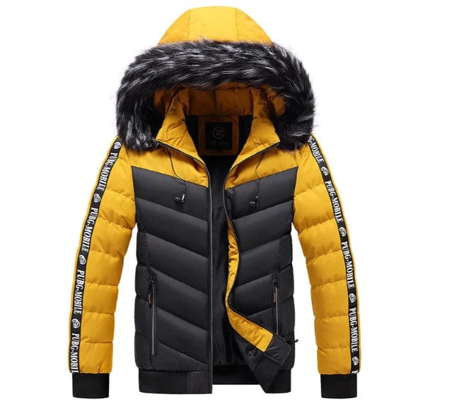 Quentin | Stilvolle zweifarbige Winterjacke für Herren