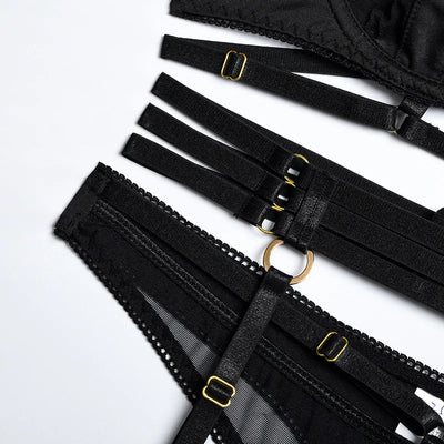 Adriana™ | 3-teiliges Dessous-Set – Französische Spitze für Ihre Weiblichkeit