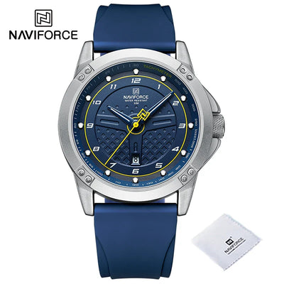 NAVIFORCE NF8031 Herren Sportuhr Silikonband, Wasserdicht, Stoßfest, Quarz mit Datum