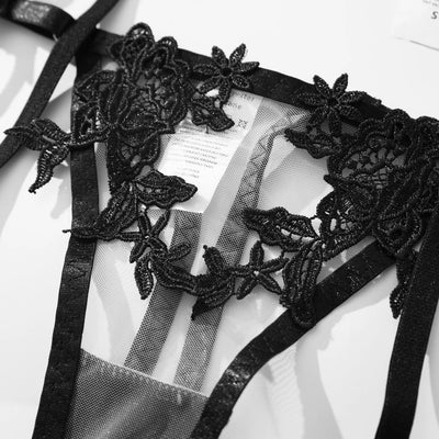 Elena™ | 3-teiliges Französisches Dessous-Set – Eleganz und Sinnlichkeit vereint