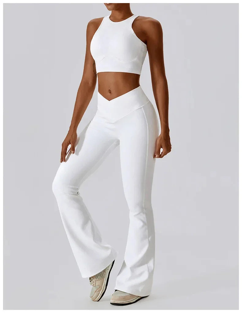 Sportedly Hohe Taille Leggings Für Frauen Mit Push-Up Fitness-Sport-BH Für Ideale Trainingsoutfits