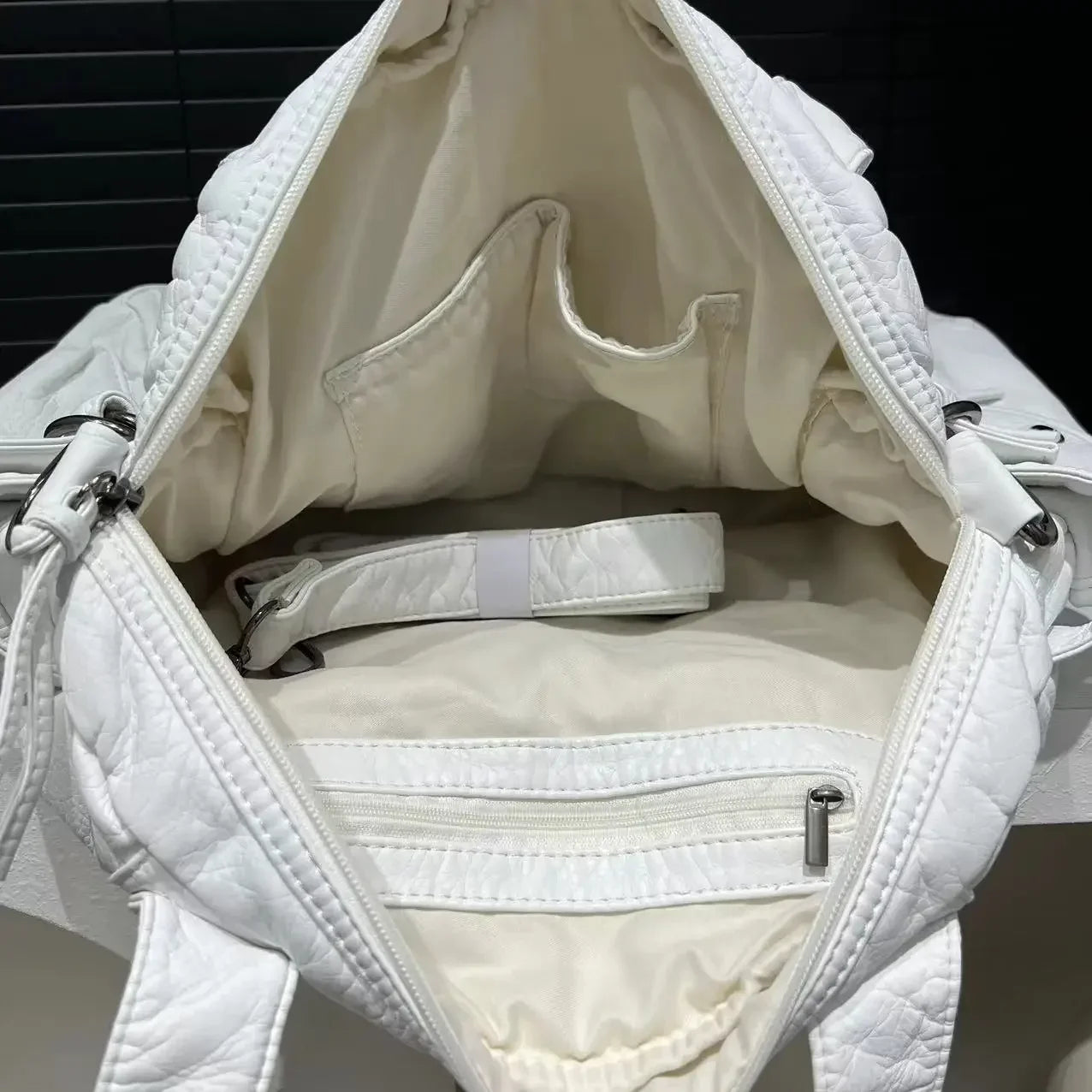 Damen Y2K Vintage Tote Bag Mit Großer Kapazität Und Vielseitigen Taschen, Retro Schultertasche