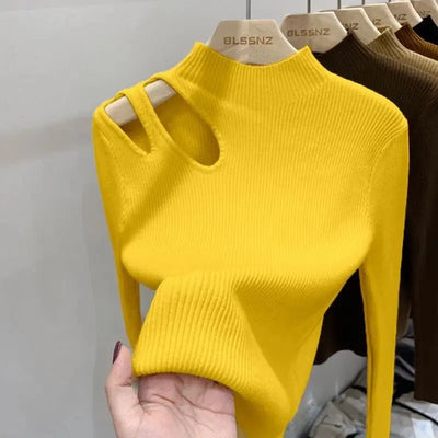 Pulli mit Schlüsselbeinausschnitt für Damen