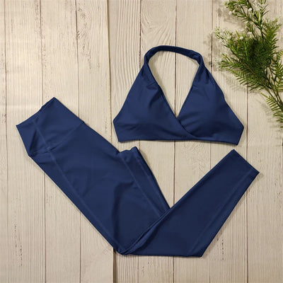 2-Teiliges Luxus Yoga Set Für Frauen – Sportbekleidung
