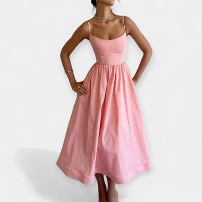 Shelley – Minikleid Mit Rundhalsausschnitt Und Trägern