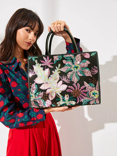 Helle Grüne Große Kapazität Tote Tasche Für Damen - Perfekt Für College, Hochzeiten Und Feste