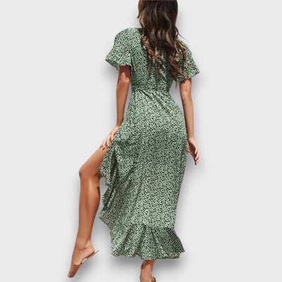 Lianora – Wickelkleid mit Volantsaum