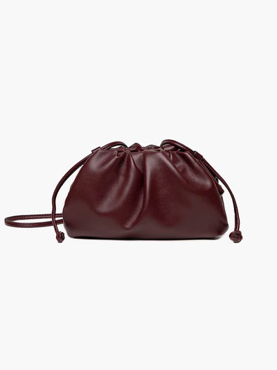 Damen Crossbody Tasche aus veganem Leder – Elegante Dumpling Bag