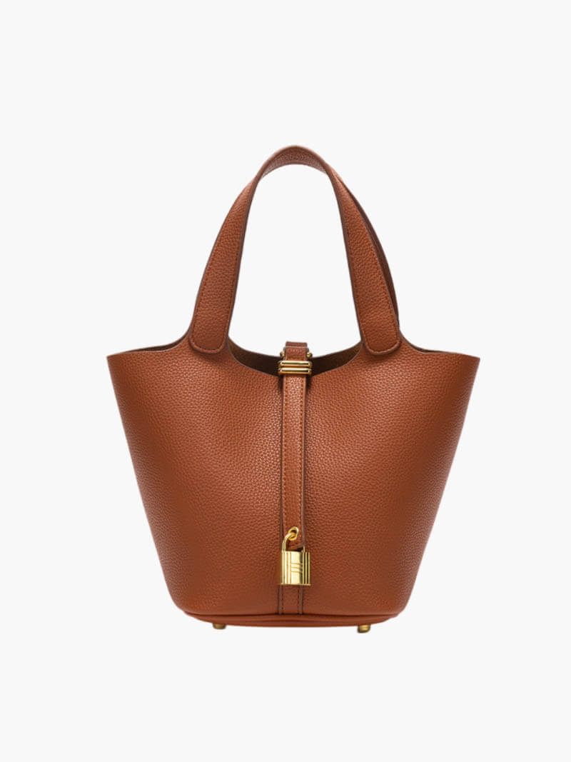 Evie |  Stilvolle Premium Leder Bucket Bag