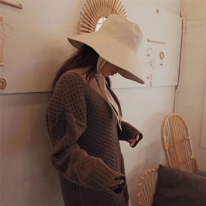 Stylischer Sonnenhut aus Baumwolle - Lara