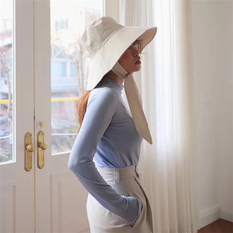 Stylischer Sonnenhut aus Baumwolle - Lara