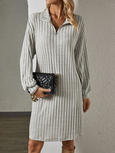 Rocío | Elegantes lockeres Strickkleid für Damen