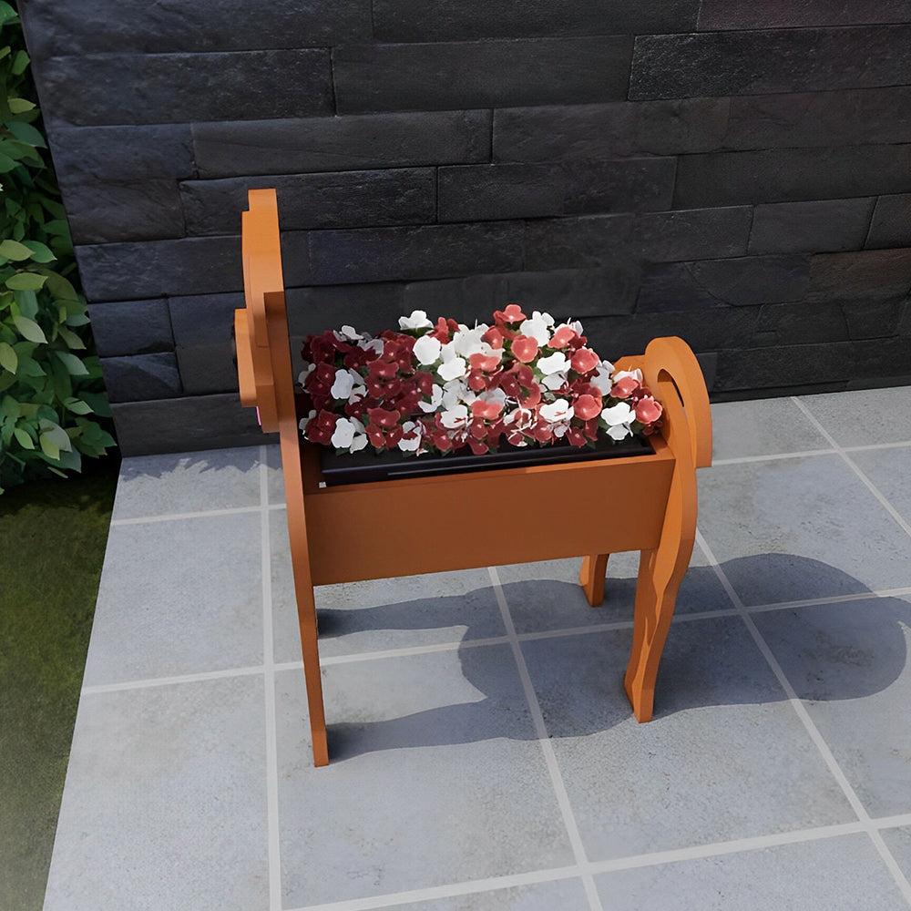 Staffordshire Bull Terrier Flower Pot