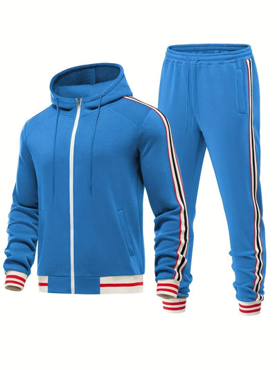 Stylischer Trainingsanzug mit Modernem Streifenlook