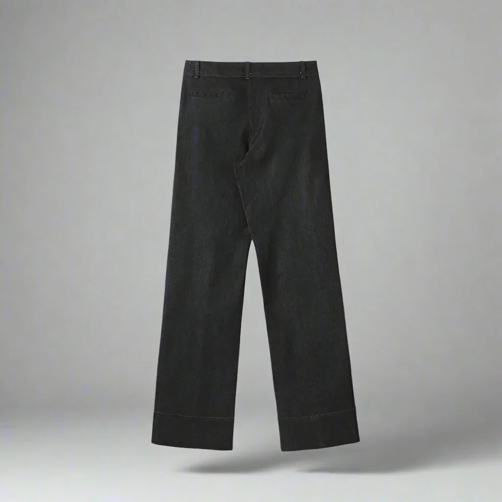 Vintage Damen Jeans-Anzug mit weitem Bein